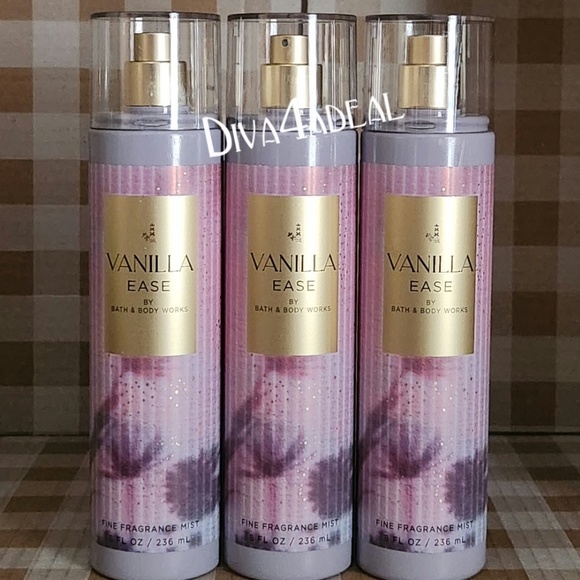 3X Bath & Body Works VANILLA EASE Mist Sprays - Picture 1 of 2